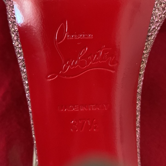 Christian Louboutin Gelila glitter and pearls pumps - Picture 5 of 13